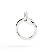 Porta ciondoli Dodo in argento 925 con design elegante e vintage, ideale per indossare una collezione di charm.